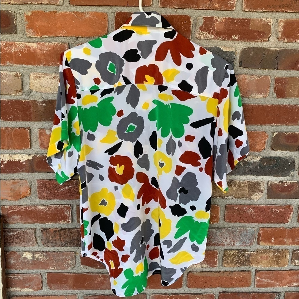 Vintage Adolfo Collectibles Multicolor Top 5/6 - Picture 4 of 4